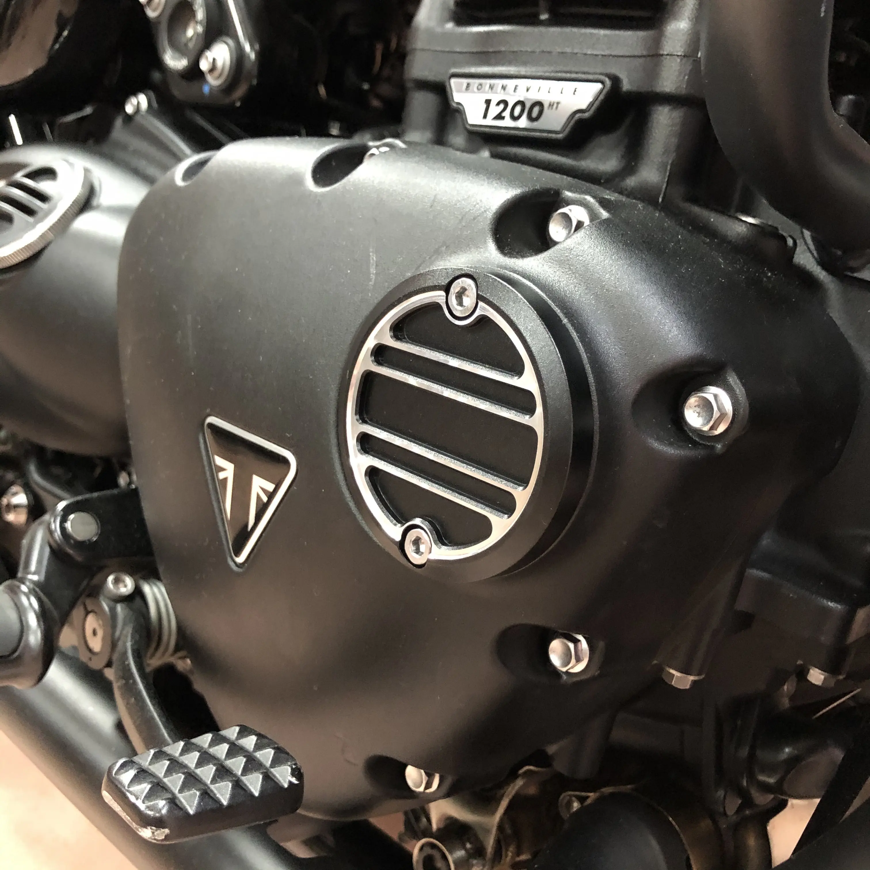 Motorbike Clutch Badge Acg Inspection Cover For Triumph Street Twin Bonneville T100 T120 Bobber Thruxton Scrambler 2016-2019