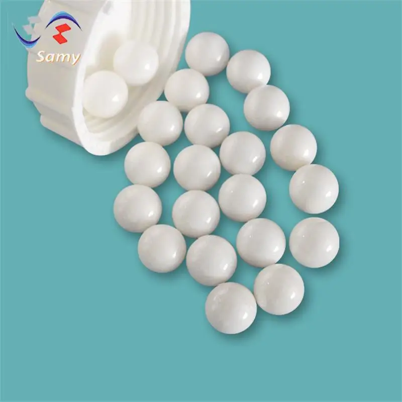 Samy 15mm ZrO2 Ceramic Zirconia Balls Yttrium Oxide Zirconia Beads Zirconium Grinding Balls Laboratory Grinding Material