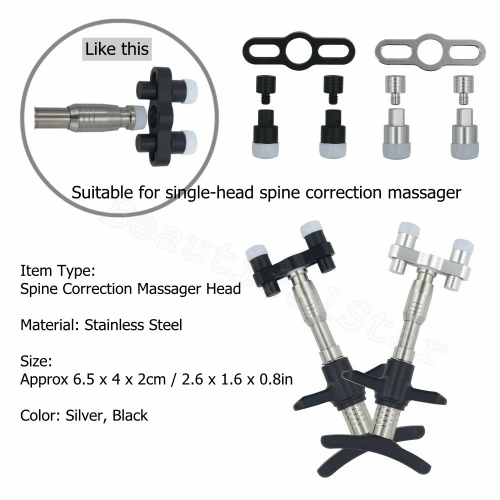 بتقويم العمود الفقري ملحقات المسدس قابل للتعديل تدليك المسافة رئيس لاستبدال دليل تصحيح العمود الفقري مدلك العمود الفقري مصحح
