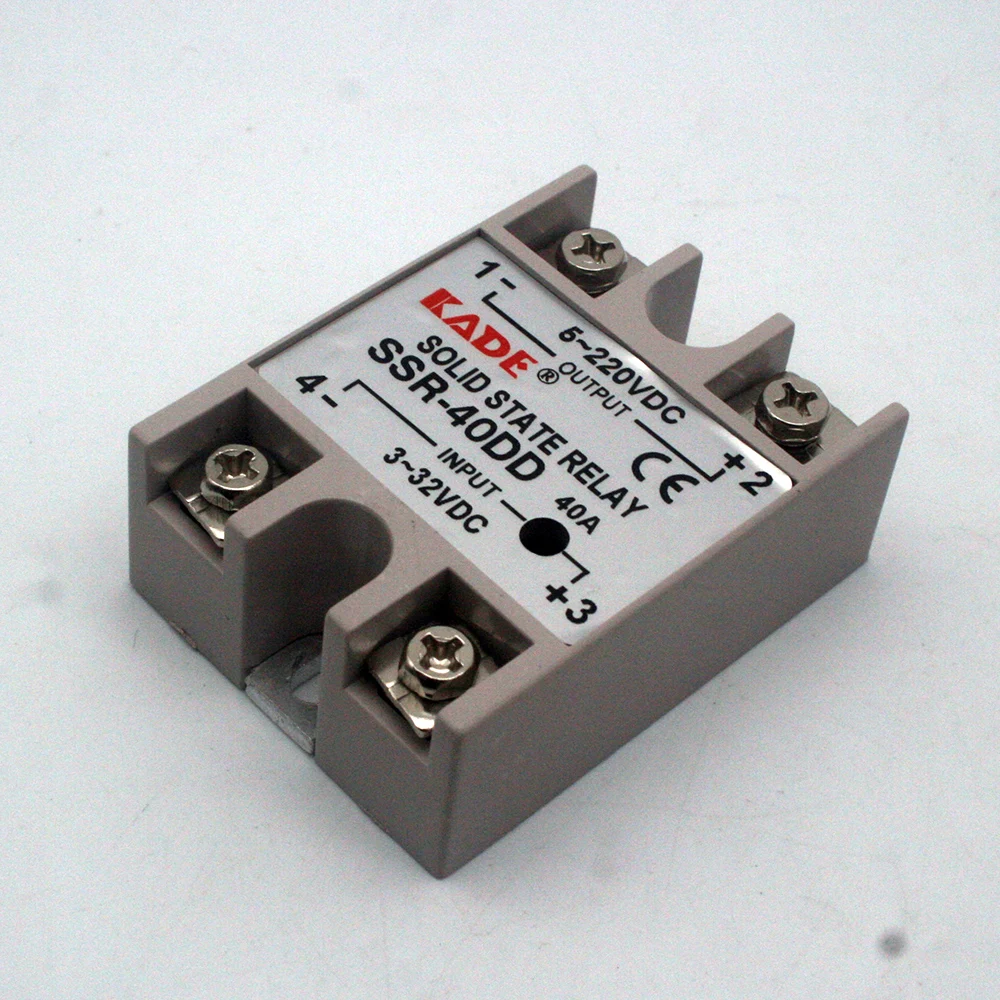 SSR -10DD/25DD/ 40DD DC control DC SSR white shell Single phase Solid state relay