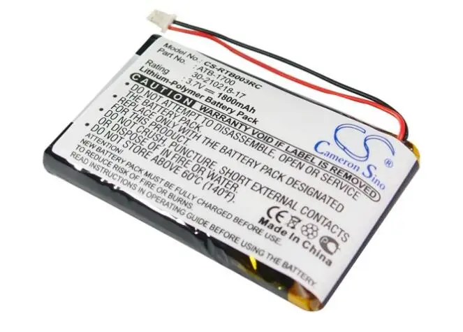 كاميرون الصينية 1800mah بطارية ل RTI T3V T3-V T3-V + 30-210218-17 ATB-1700 بطارية قلوية جهاز التحكم من بعد