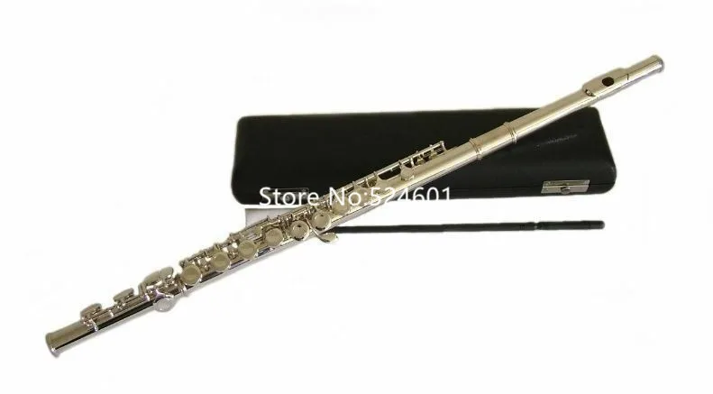 

2020 Double 11 New Product Promotion MARGEWATE Sliver Plated Flute16 Keys Closed or Open Hole C Footjoint Musical Instrument