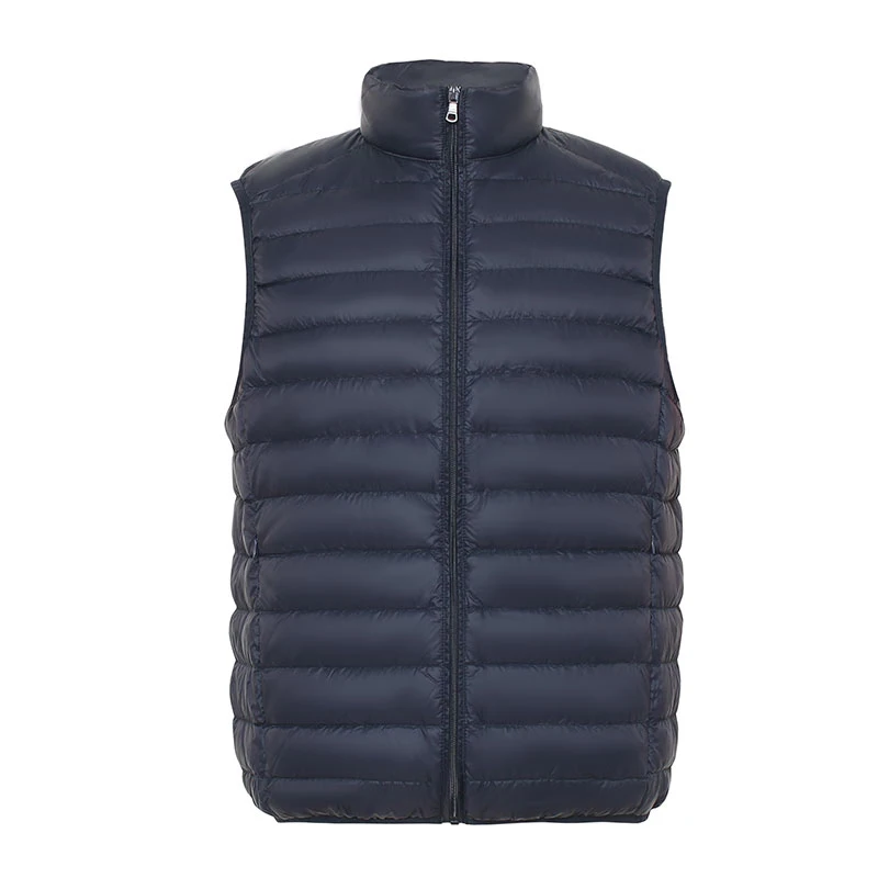 Man 90% Duck Down Vest Ultra Light Gielt Casual Waistcoat Spring Autumn Light Down Jacket Male Good Quality