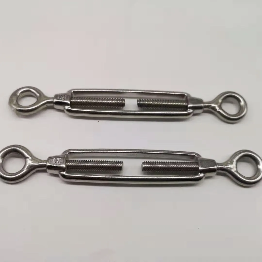 10pcs M4 Eye and Eye Open Turnbuckle 304 Stainless Steel With Working Magnet