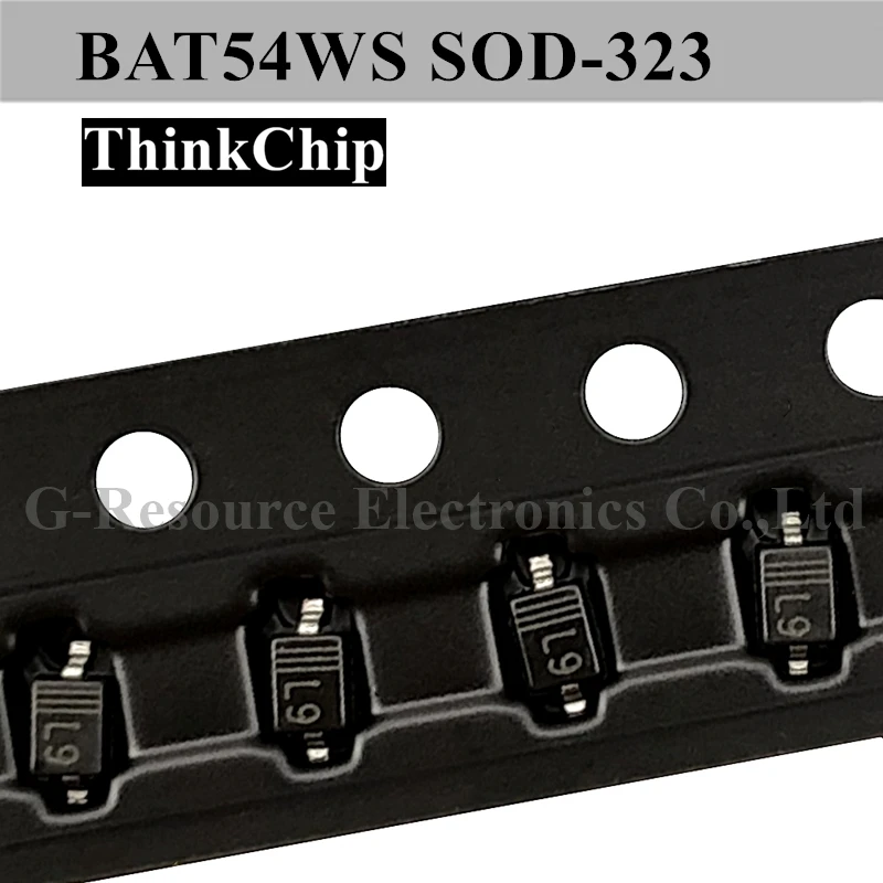 (100pcs) BAT54WS SOD-323 0805 SMD Schottky diode BAT54 (Marking L9)