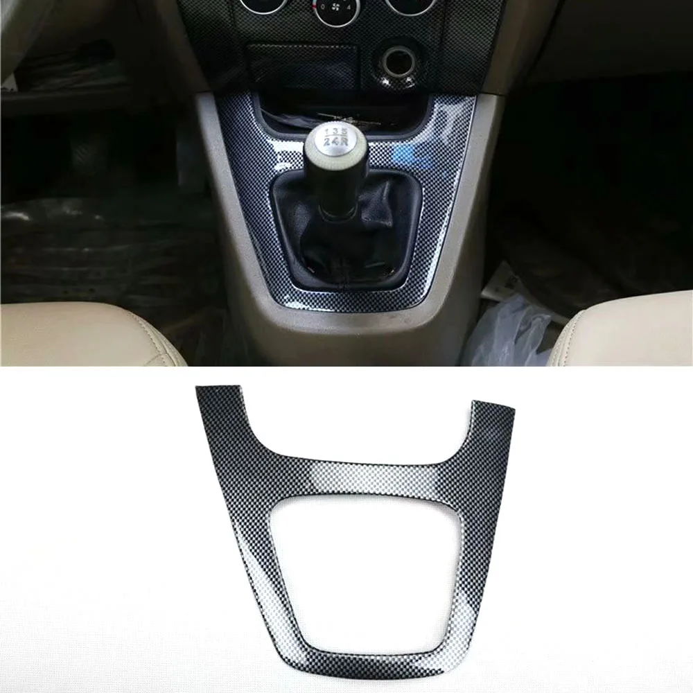 Car Gear Shift Panel Cover Trim Sticker For Hyundai Tucson 2006-2014 AT/MT Model Interior Car Accessories Styling