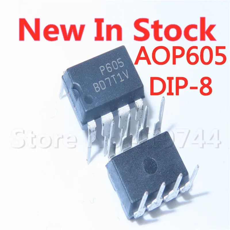 

5PCS/LOT AOP605 P605 DIP-8 MOS tube chip In Stock NEW original IC