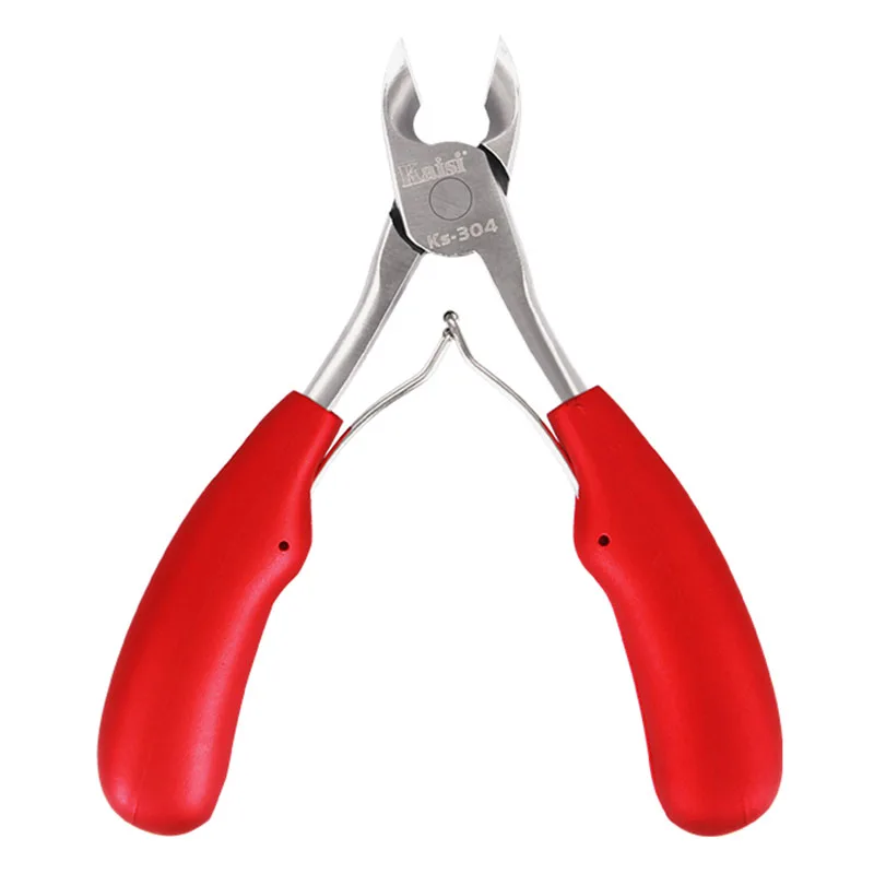 KS-304 Hoge Kwaliteit Reparatie Tang Handvat Gereedschap Mobiele Telefoon Moederbord Onderhoud Shield Speciale Cutting Diagonale Neus Draad