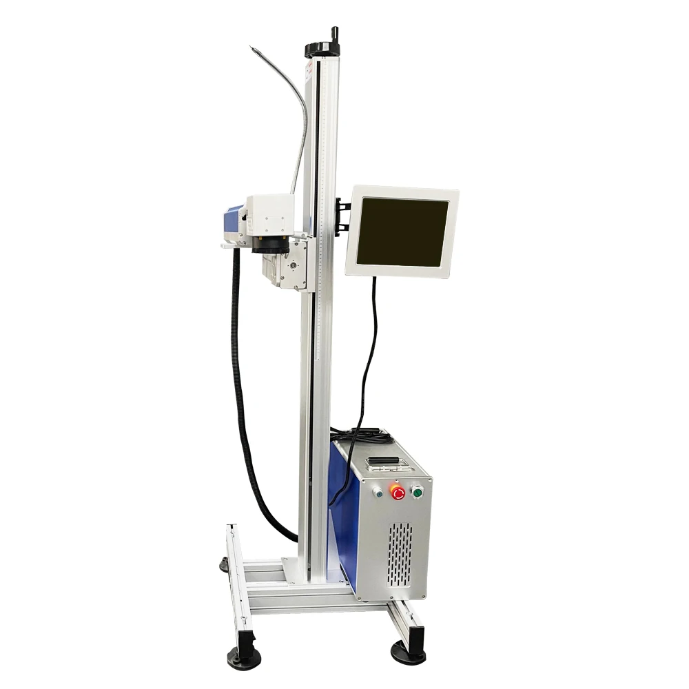 Thép Không Gỉ Bóng Golf Laser Đánh Dấu Máy 30W Sợi Khắc Tùy Chỉnh Hình Ảnh Logo Dòng Cho Câu Lạc Bộ Cột Mốc 50W