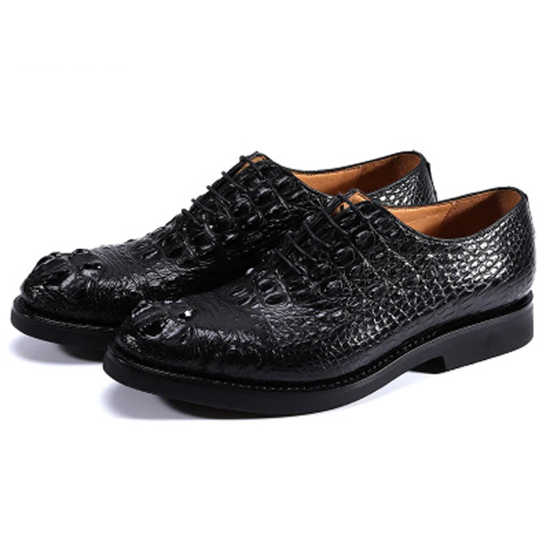 jineyu Men shoes  crocodile shoes  No stitching  business  men dress shoes men leather shoes  manual  men shoes men formal shoes