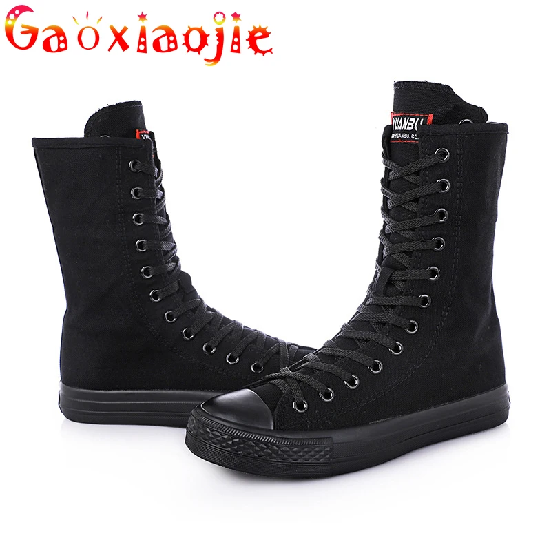 2021 New Short Tube Boots Women Side Zipper Canvas Shoes Casual Shoes Women\'s Shoes Rubber Shoes Dance Shoes Net Red Shoes Women