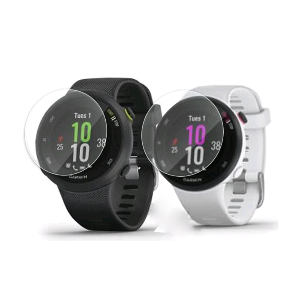 Protecteur d'écran pour montre connectée Garmin Forerunner 45 45S, 1x3x5 pièces, en verre trempé HD transparent, résistant aux rayures