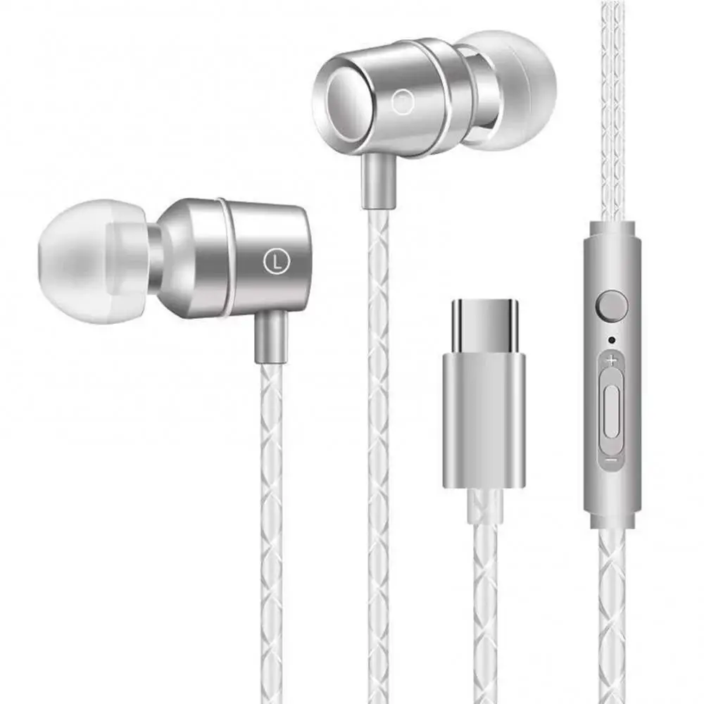 In-Ear Wired Earphone Dual Dynamic Coil with Microphone Wire-Control Headphone Earphone Microphone Headphone In-Ear Headset 2021