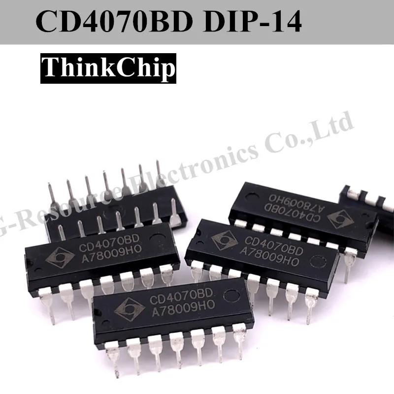 (10Pcs) CD4070BD CD4070BE DIP-14 CD4070 DIP14 4070BE DIP CMOS Quad Exclusive-หรือ Exclusive-NOR Gate