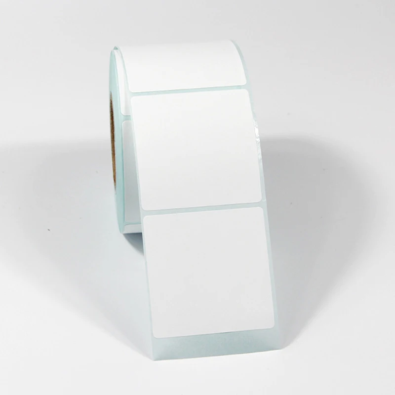 Square Size 20 30 40 50mm Thermal Label Paper Sticker For Barcode Supermarket Warehouse