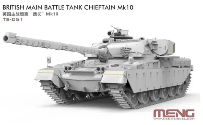 1/35 BRITISH MAIN BATTLE TANK CHIEFTAIN MK10 Model Kit MENG TS-051