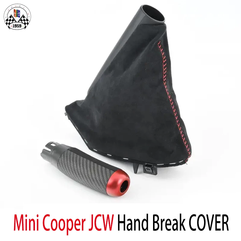 Brand New JCW Mini Cooper Matt Carbon and Alcantara Hand Brake set For Mini Cooper S F55 F56 F57