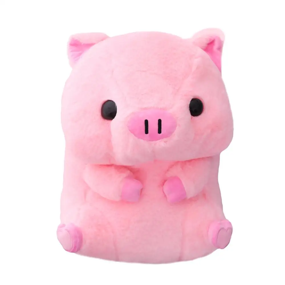 40CM Cute Fat Round Pig Plush Toys Stuffed Cute Animals Dolls Baby Piggy Kids Appease Pillow for Girls Birthday Chrismas Gifts