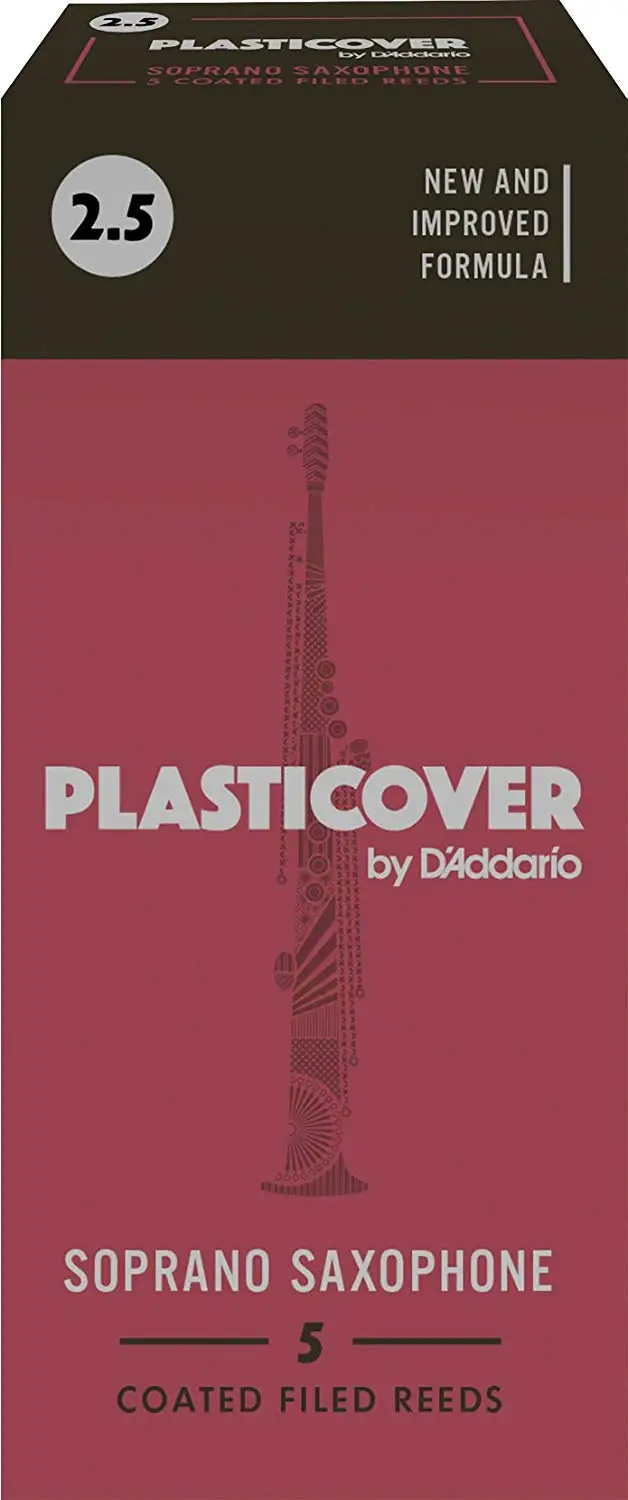 Rico by D\'addario Plasticover Soprano Saxophone Sax Reeds, Strength 2/2.5/3/3.5, Single Pack Available
