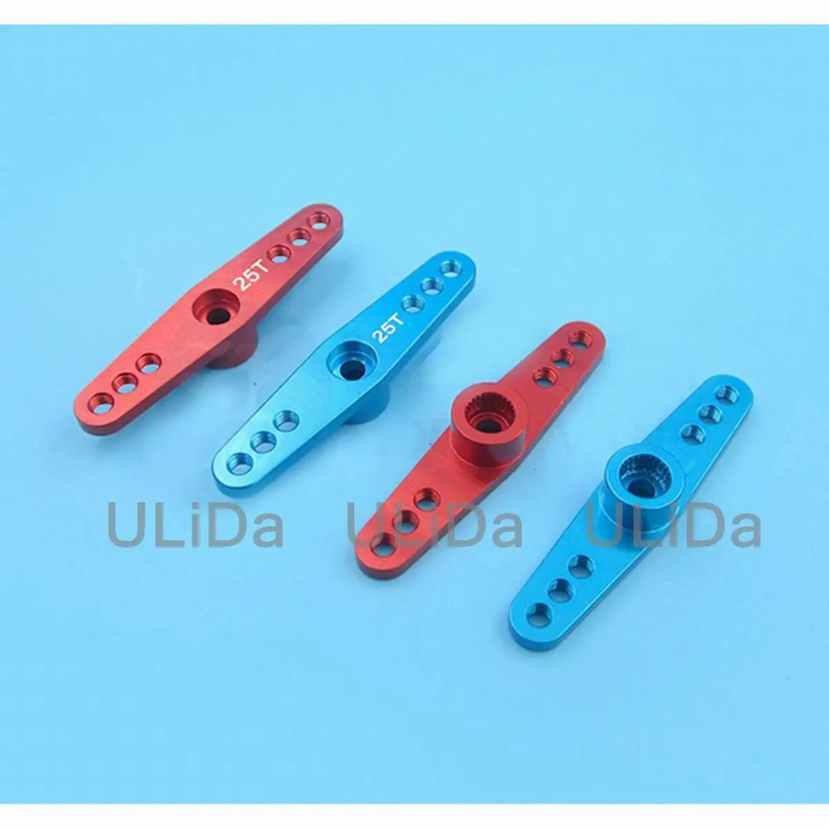 Bidirectional 25T 47mm Long M3 Teeth Tooth Full Throttle Servo Arm Horn for 1/10 HSP RC Car Futaba MG996 MG995