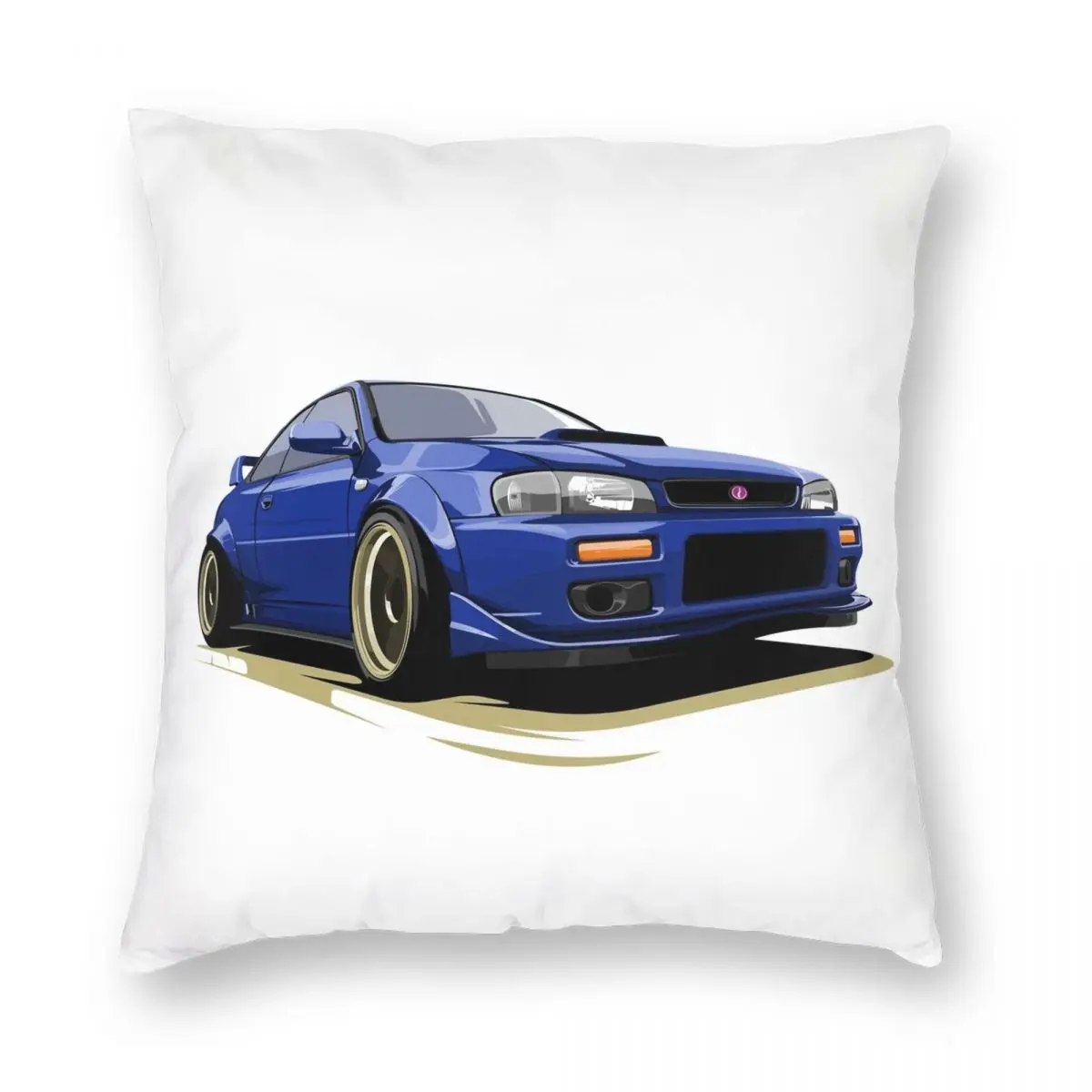 Subie Square Pillowcase Polyester Linen Velvet Printed Zip Decor Throw Pillow Case Sofa Cushion Cover Wholesale