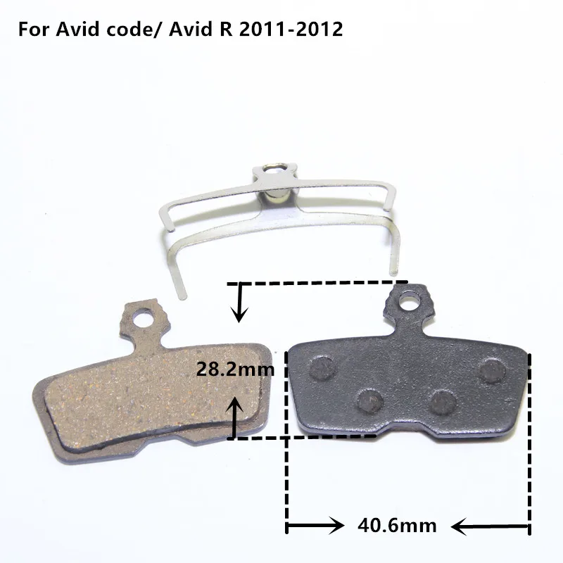 bicycle disc brake pads for avid code/ avid R 2011-2012 for SH858