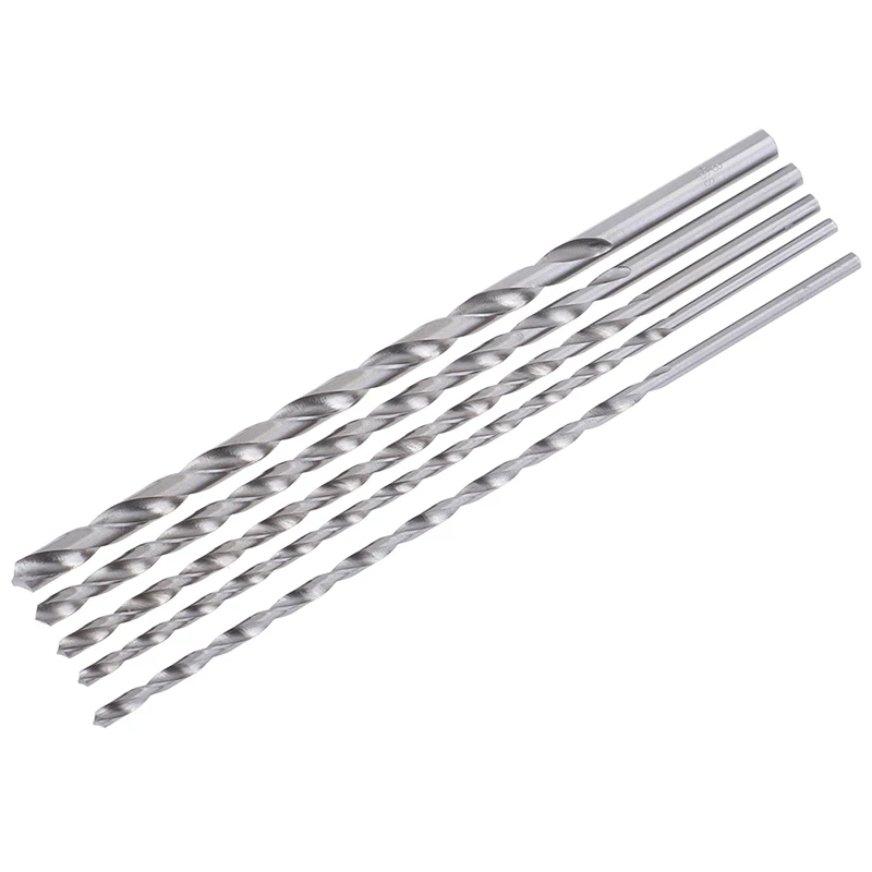 Broca helicoidal HSS de 4-8mm, broca extralarga de 200mm, vástago recto para herramientas eléctricas de plástico y Metal, herramienta de perforación de Metal y madera, 1 ud.
