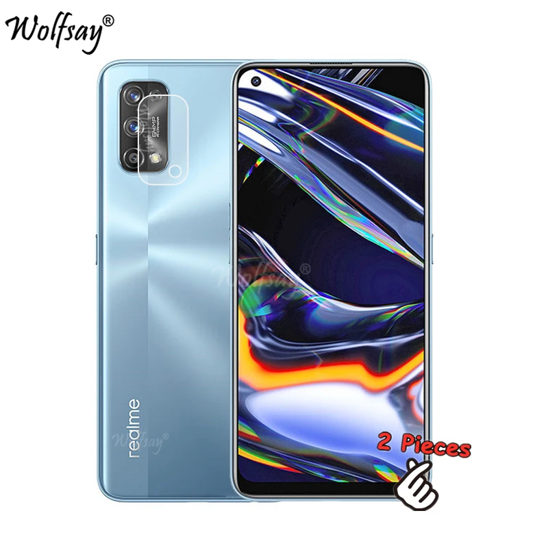 Vidrio templado para Realme 9 Pro Plus Protector de pantalla Realme 7 Pro 8i 9i C11 C35 C21Y cristal de cámara para Realme 9 Pro Plus vidrio