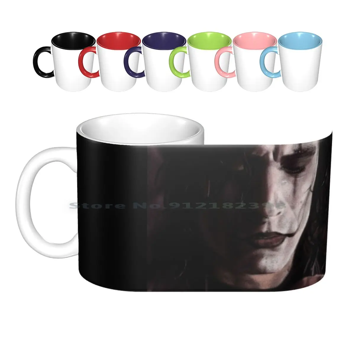 

The Crow Ceramic Mugs Coffee Cups Milk Tea Mug The Crow Brandon Lee Cant Rain All The Time Creative Trending Vintage Gift