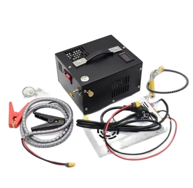 

110/220 V Transformer High Pressure Air Pump 12v 300bar Air Compressor PCP Compressor 30mpa 300W Low Noise 4500PSI