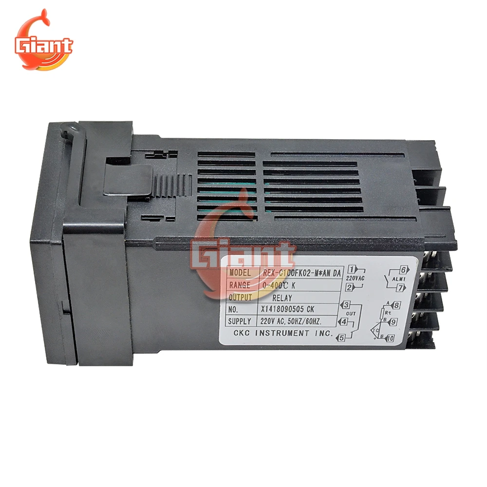 Digital PID Temperature Controller REX-C100  LCD Relay Solid State Thermostat K Thermocouple M*AN V*AN Probe Temp Meter Tester