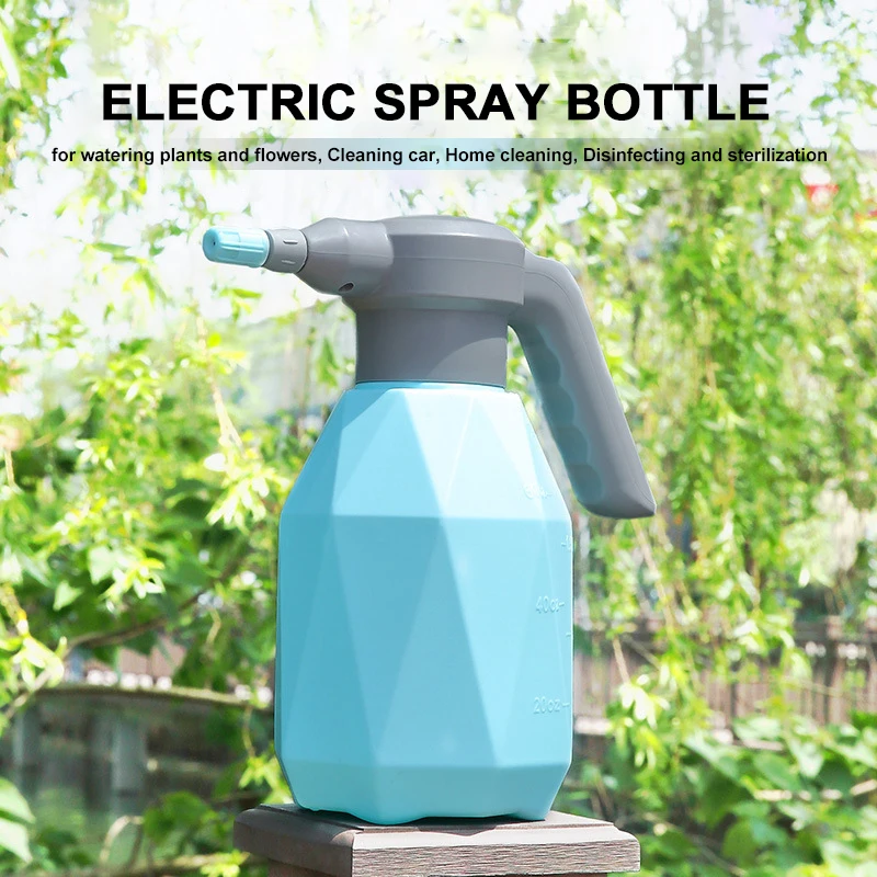 2L Electric Sprayer USB Rechargeable Garden Sprayer Bottle 360 Adjustable Nozzle Leakproof for Agricultural Irrigation