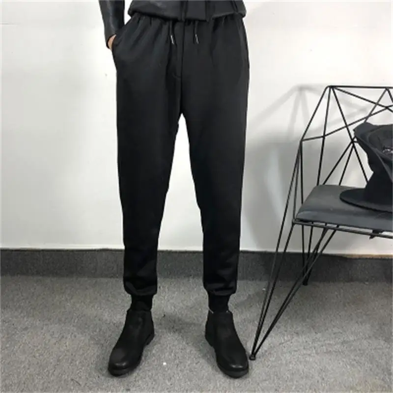 

Men's Harun Pants Spring And Autumn New Pure Color Simple Basic Korean Japanese Casual Loose Large Pants