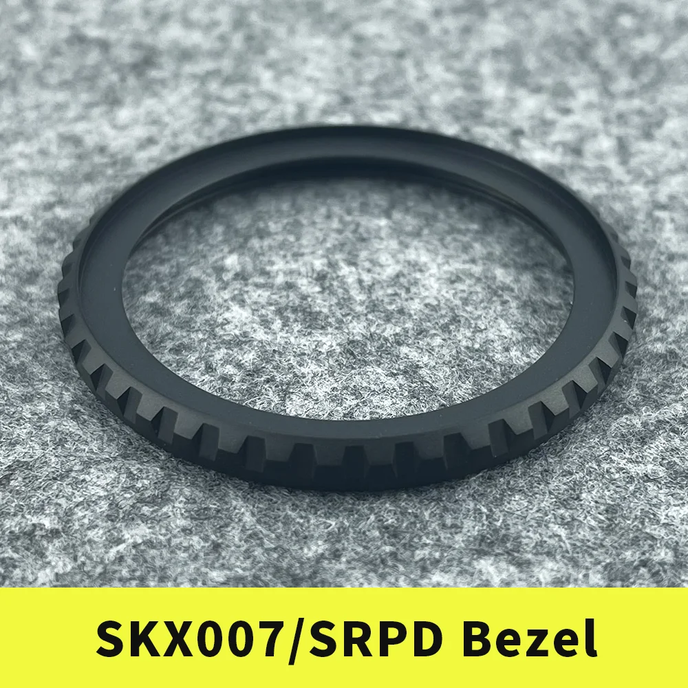 SKX007/SRPD LX Line Style Bezel Matte Black 316L Stainless Steel