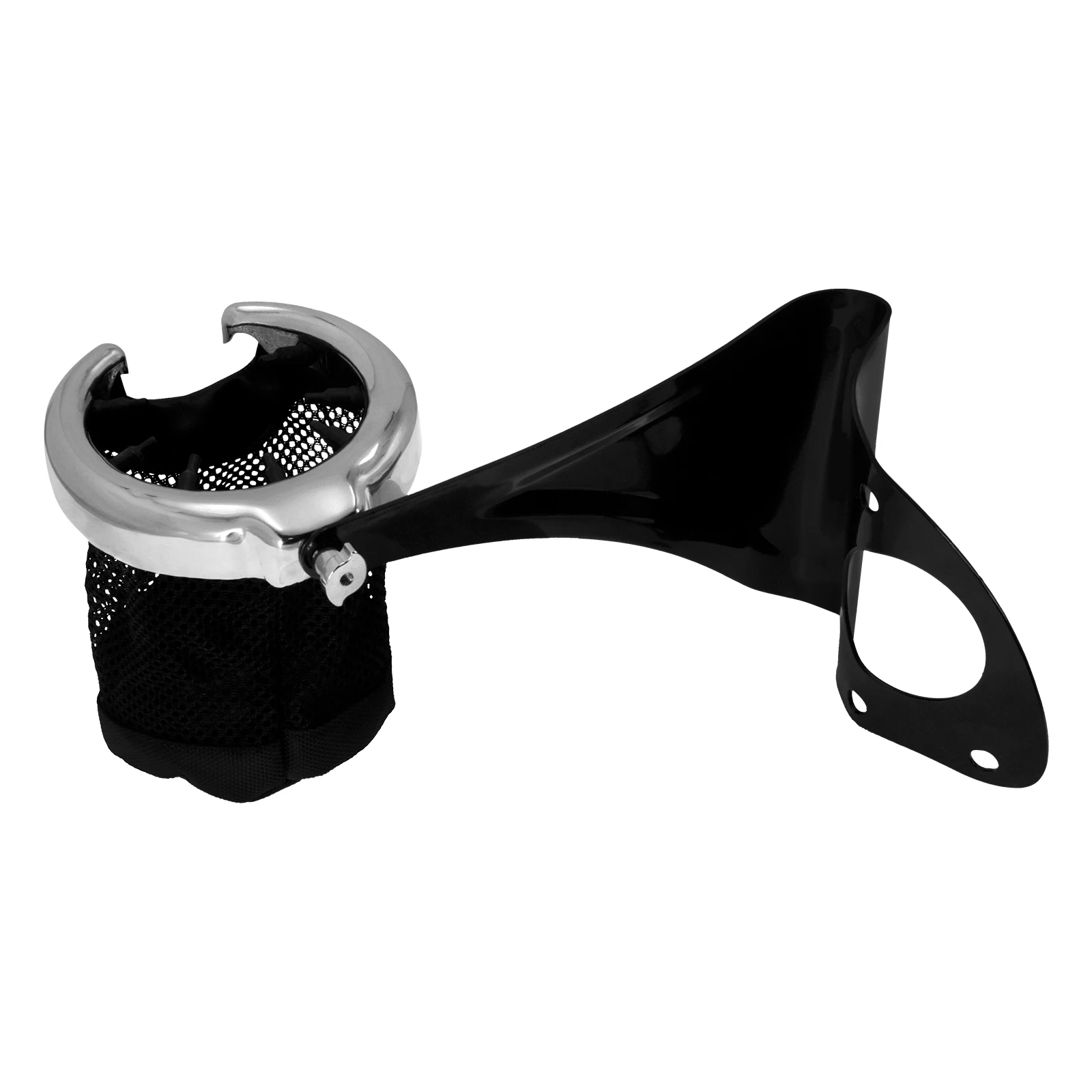 Motorcycle Rear Passenger Drink Water Cup Bottle Holder Bracket Support For Harley Touring Road Glide Electra Glide FLTRU 14-up