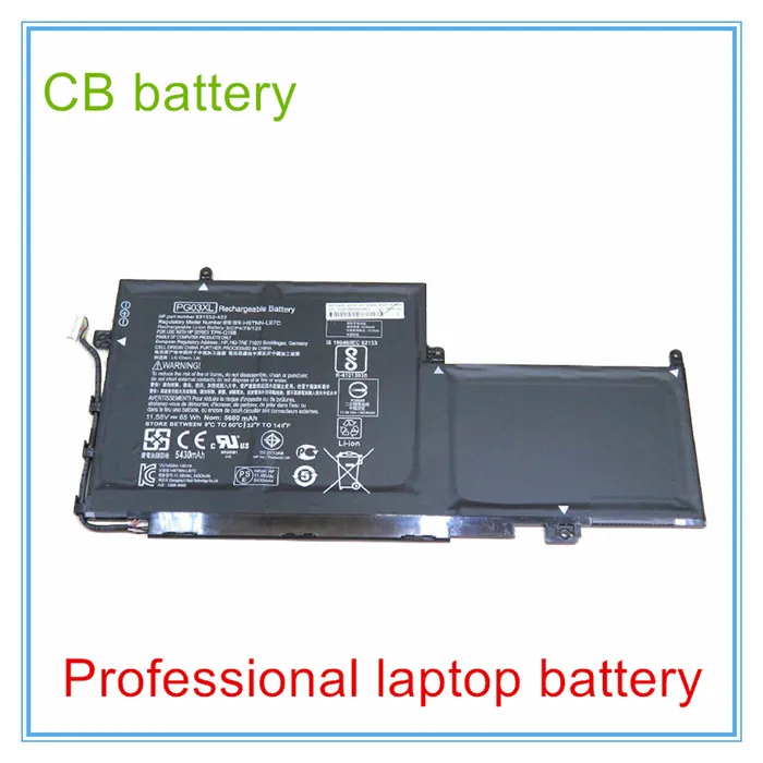 

Original Laptop Battery for PG03XL HSTNN-LB7C 831532-421 831758-005 3ICP4/78/122 TPN-Q168 11.55V 65WH