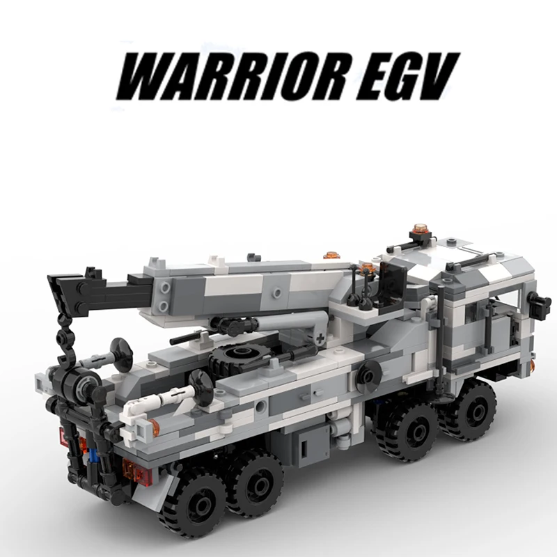 MOC WW2 Military Warrior Egv Medical Rescue Vehicle Truck Building Blocks Model Set Germany US Soldier Figures Parts Kids Toys