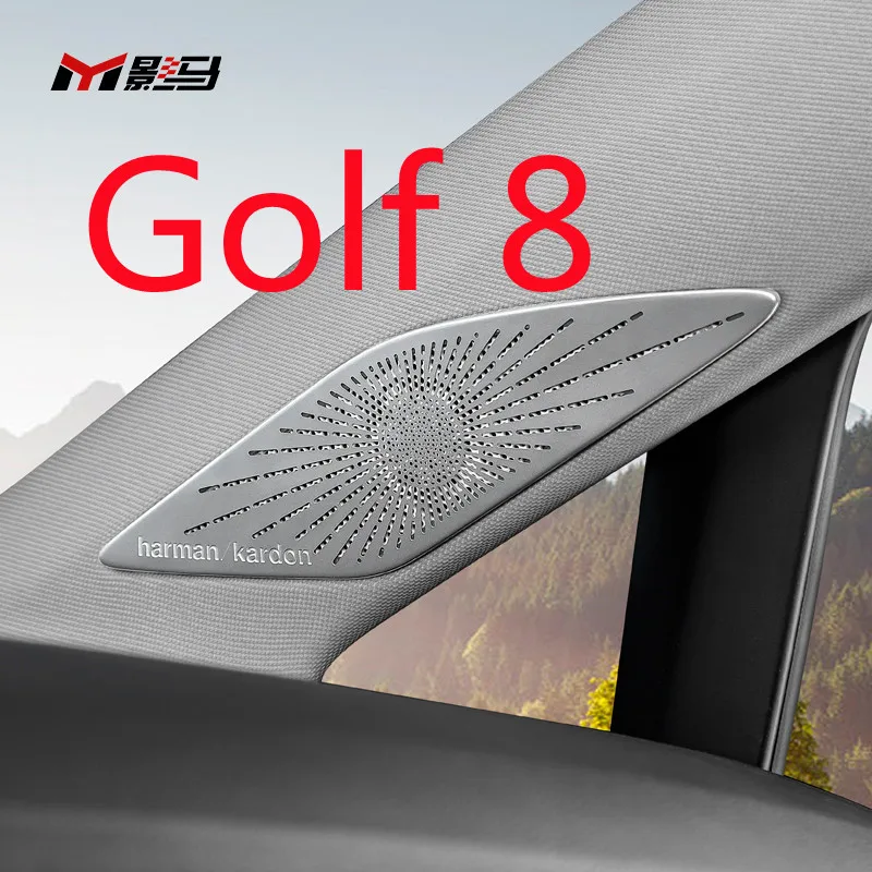 Для Volkswagen Golf 8 MK8 golf8 специальный A-pillar front high level sound horn cover внутреннее украшение автомобильные аксессуары