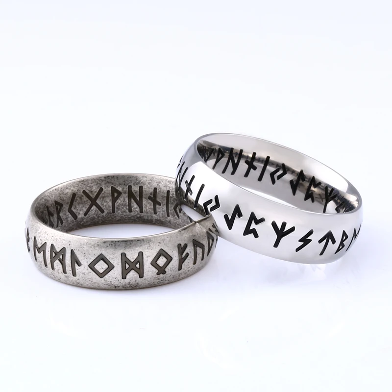 BEIER  wholesale price viking rune Ring Men\'s New Brand Unique stainless steel Simple style Jewelry Lover gift BR-R136