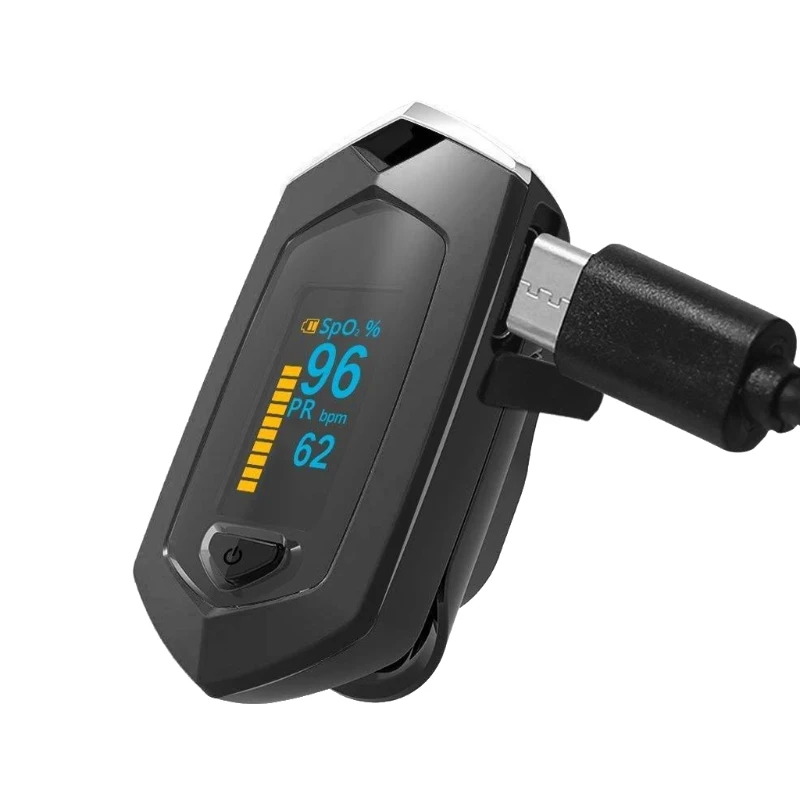 Automatic Rechargeable Blood Saturation with OLED Display for Outdoor Monitor