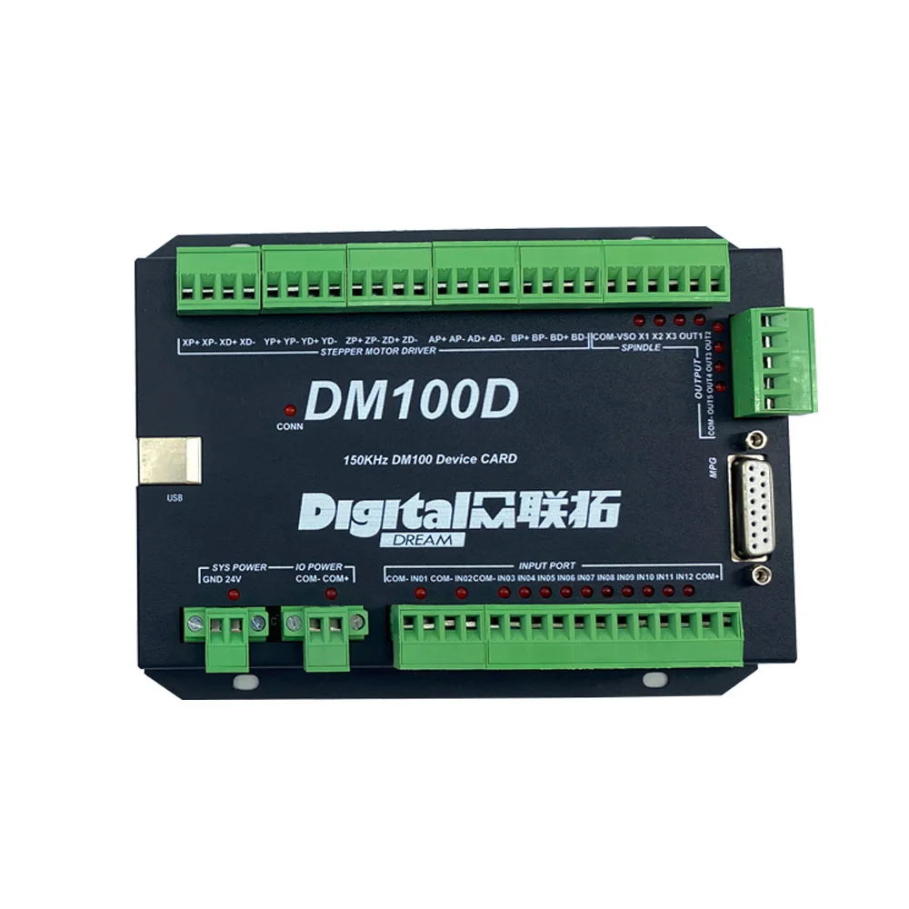 NCH02，CNC Motion Controller NCH02 3/4/5Axis Handle Controller CNC Machining Engraving Machine Drilling And Milling Machine