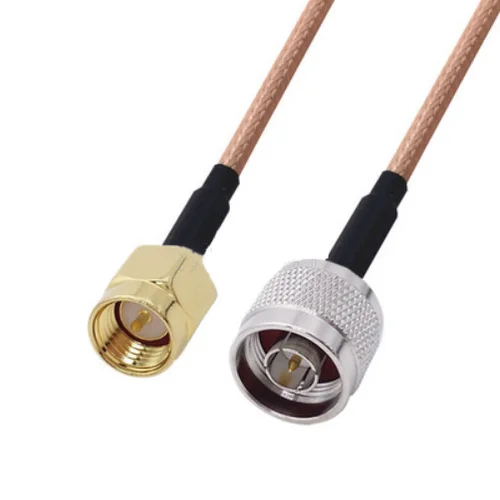 Cable RG178 Kabel SMA macho a adaptador macho tipo N, cable de puente RF Coaxial Pigtail