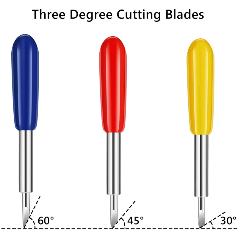 100 Cutting Blades, for Explore Air / Air 2 Maker Expression 30/40/60 Degree Cutting Plotter Replacement Blades