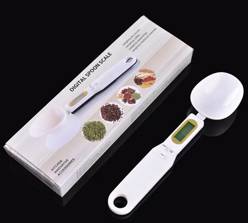 

DHL 50pcs 500g/0.1g Capacity Measuring Spoons With Scale Digital Electronic Scale Kitchen Measuring Spoon SN3527