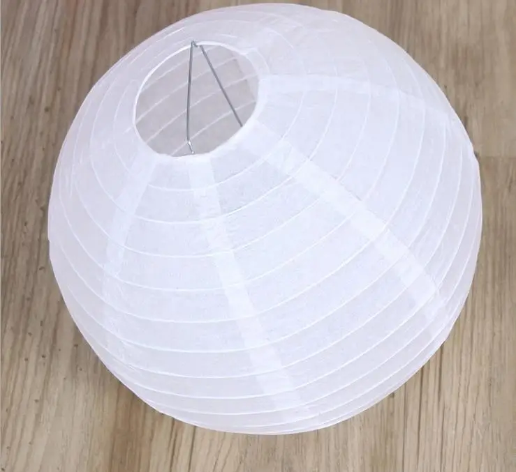 100 Pieces White Chinese Paper Lantern Wedding Children's Birthday Party Baby Shower Hanging Decoration supplies SN1167