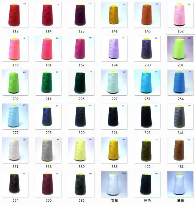 Wholesale Sewing Thread 3000 Yards / 402 Polyester High Speed Copy Line Sewing Thread / Sewing Machine Thread - Best