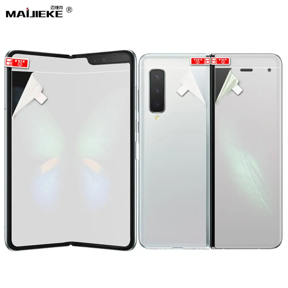 HD&AG Matte 4in1 Full Cover Soft Hydrogel Film for Samsung Galaxy Z Fold 5 4 3 Outer Screen+ Inside Screen Back Screen Protector