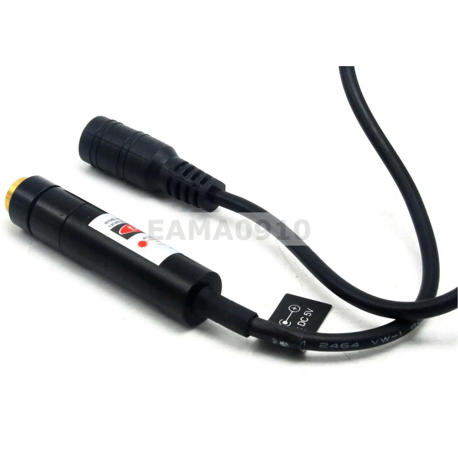 Dot Locator Focusable 650nm 80mW DC5V 12x55mm Red Laser Diode Module w/ Adapter