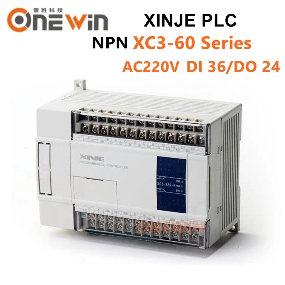 XINJE XC3 Series XINJE XC3-60R/T/RT-E PLC CONTROLLER MODULE AC220V DI 36 DO 24 Transistor new in box