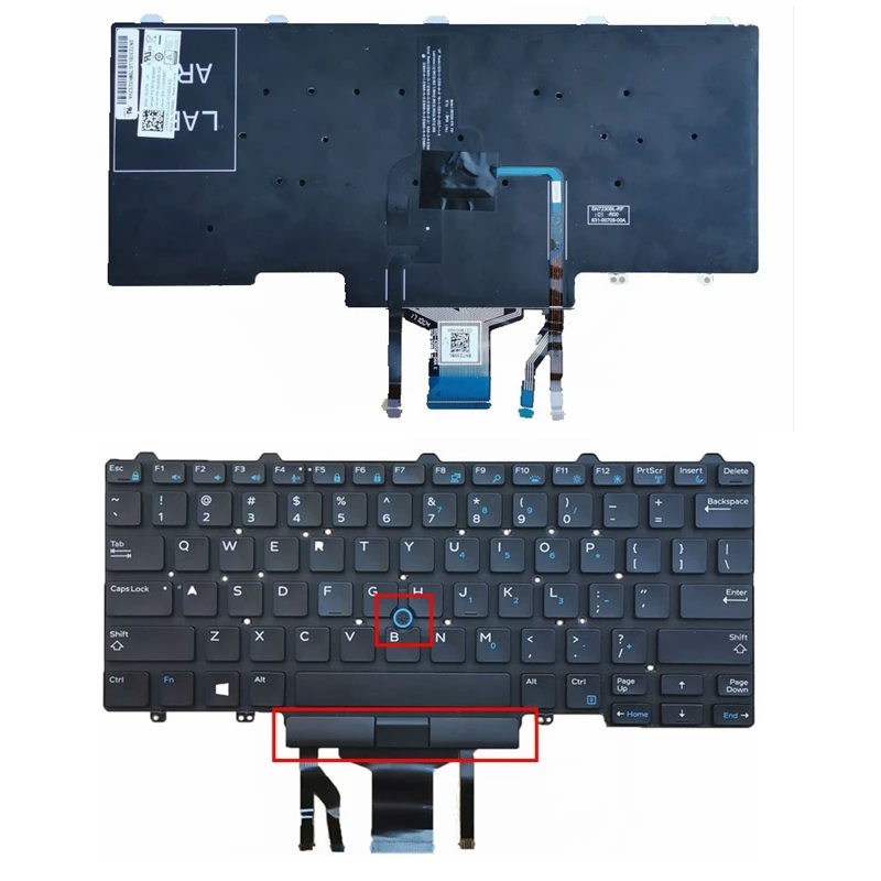 

US/RU/AR Laptop keyboard For Dell Latitude 5480 E5450 E5470 E7450 E7470 0D19TR PK1313D4B05 PK1313D4B00 SN7230BL Backlit